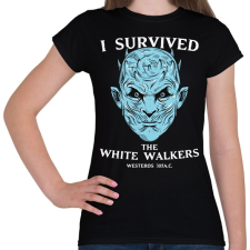 PRINTFASHION White Walkers - Női póló - Fekete női póló