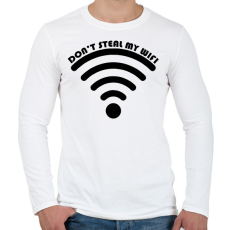 PRINTFASHION Wifi - páros1 - Férfi hosszú ujjú póló - Fehér