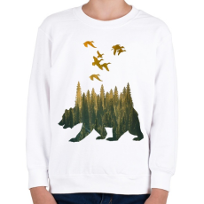 PRINTFASHION wild life - Gyerek pulóver - Fehér