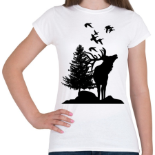PRINTFASHION wild life - Női póló - Fehér női póló