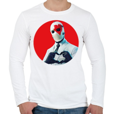 PRINTFASHION wildcard - Férfi hosszú ujjú póló - Fehér férfi póló