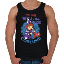 PRINTFASHION Will costume - Férfi atléta - Fekete atléta, trikó