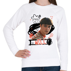 PRINTFASHION Will - Stranger Things - Női pulóver - Fehér