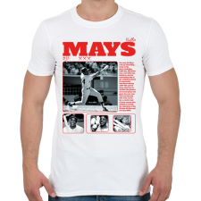 PRINTFASHION Willie Mays - baseball - Férfi póló - Fehér férfi póló
