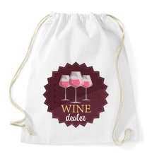 PRINTFASHION Wine dealer - Sportzsák, Tornazsák - Fehér tornazsák