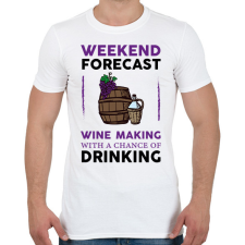 PRINTFASHION Wine making - Férfi póló - Fehér férfi póló