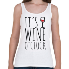 PRINTFASHION Wine o'clock - Női atléta - Fehér