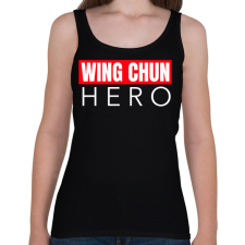 PRINTFASHION WING CHUN HERO - Női atléta - Fekete női trikó