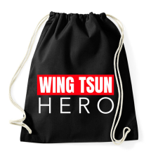 PRINTFASHION WING TSUN HERO - Sportzsák, Tornazsák - Fekete tornazsák