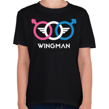 PRINTFASHION wingman - Gyerek póló - Fekete gyerek póló