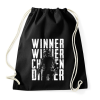 PRINTFASHION Winner Winner Chicken Dinner - Sportzsák, Tornazsák - Fekete