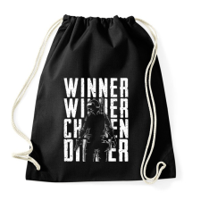 PRINTFASHION Winner Winner Chicken Dinner - Sportzsák, Tornazsák - Fekete tornazsák