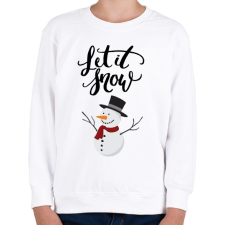 PRINTFASHION Winter - Gyerek pulóver - Fehér gyerek pulóver, kardigán