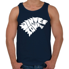 PRINTFASHION WINTER IS COMING - Férfi atléta - Sötétkék atléta, trikó