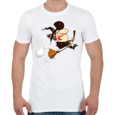 PRINTFASHION Witch - Férfi póló - Fehér férfi póló