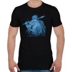 PRINTFASHION Witcher - Férfi póló - Fekete