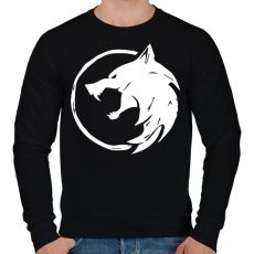 PRINTFASHION Witcher - Férfi pulóver - Fekete