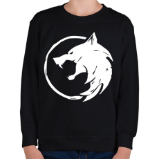 PRINTFASHION Witcher - Gyerek pulóver - Fekete