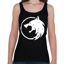 PRINTFASHION Witcher - Női atléta - Fekete női trikó