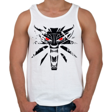 PRINTFASHION Witcher - Vaják - Férfi atléta - Fehér atléta, trikó