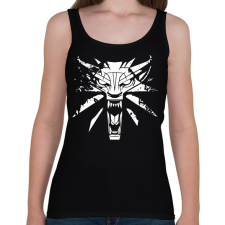 PRINTFASHION Witcher - Vaják - Női atléta - Fekete női trikó