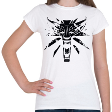 PRINTFASHION Witcher - Vaják - Női póló - Fehér