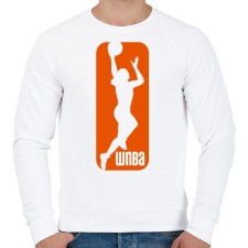 PRINTFASHION WNBA - Férfi pulóver - Fehér férfi pulóver, kardigán
