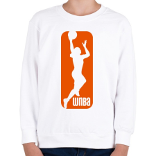 PRINTFASHION WNBA - Gyerek pulóver - Fehér gyerek pulóver, kardigán