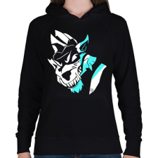 PRINTFASHION Wolf skin Fortnite - Női kapucnis pulóver - Fekete női pulóver, kardigán