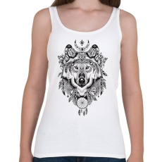 PRINTFASHION Wolf Tattoo drawing - Női atléta - Fehér