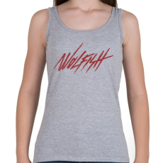 PRINTFASHION Wolfish - Női atléta - Sport szürke