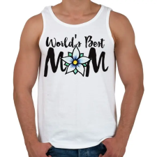 PRINTFASHION Word's best mom - Férfi atléta - Fehér atléta, trikó