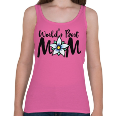 PRINTFASHION Word's best mom - Női atléta - Rózsaszín