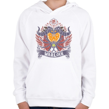 PRINTFASHION World of Warcraft - Gyerek kapucnis pulóver - Fehér gyerek pulóver, kardigán