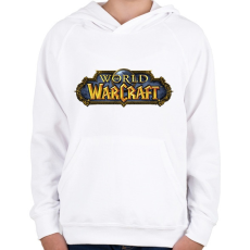 PRINTFASHION World of Warcraft - Gyerek kapucnis pulóver - Fehér