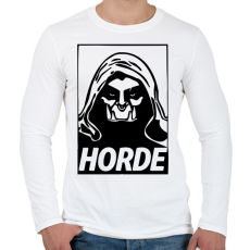 PRINTFASHION World of Warcraft Horde - Férfi hosszú ujjú póló - Fehér
