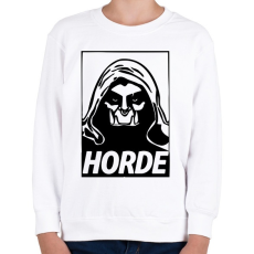 PRINTFASHION World of Warcraft Horde - Gyerek pulóver - Fehér