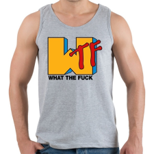 PRINTFASHION WTF - Férfi atléta - Sport szürke atléta, trikó