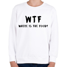 PRINTFASHION WTF hol van a kajám? - Gyerek pulóver - Fehér gyerek pulóver, kardigán