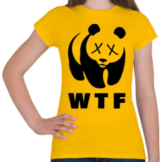PRINTFASHION WTF - Női póló - Sárga