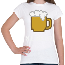 PRINTFASHION X1 beer - Női póló - Fehér