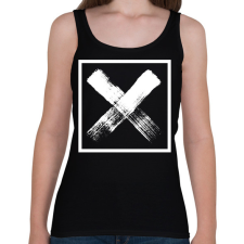 PRINTFASHION X jel - Női atléta - Fekete női trikó