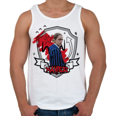 PRINTFASHION Xavier firka - Férfi atléta - Fehér
