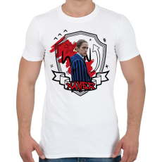 PRINTFASHION Xavier firka - Férfi póló - Fehér