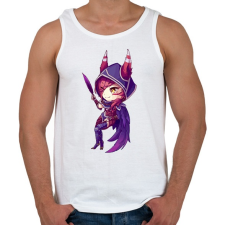 PRINTFASHION Xayah - Férfi atléta - Fehér atléta, trikó