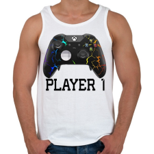 PRINTFASHION Xbox Player1 páros póló - Férfi atléta - Fehér atléta, trikó