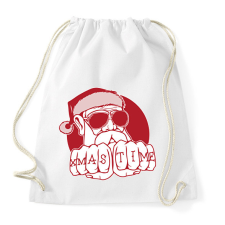 PRINTFASHION Xmas Time - Sportzsák, Tornazsák - Fehér tornazsák