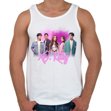 PRINTFASHION Xo kitty - Férfi atléta - Fehér atléta, trikó