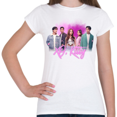 PRINTFASHION Xo kitty - Női póló - Fehér