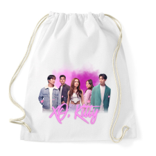 PRINTFASHION Xo kitty - Sportzsák, Tornazsák - Fehér tornazsák